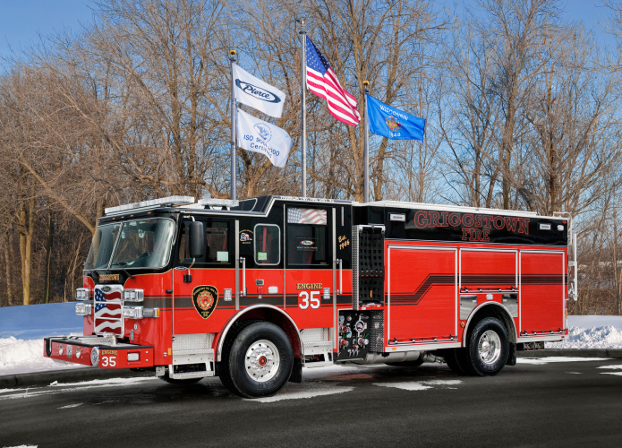 Pierce Fire Truck - Arrow XT PUC Pumper delivered to Franklin Twp. Fire ...