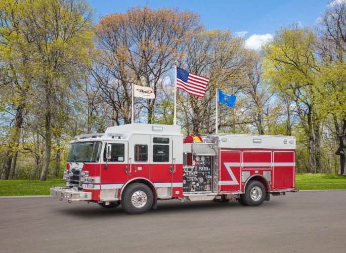 New Pierce Fire Truck - Enforcer Pumper delivered to Franklin Fire Dist ...