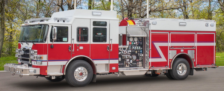 New Pierce Fire Truck - Enforcer Pumper delivered to Franklin Fire Dist ...