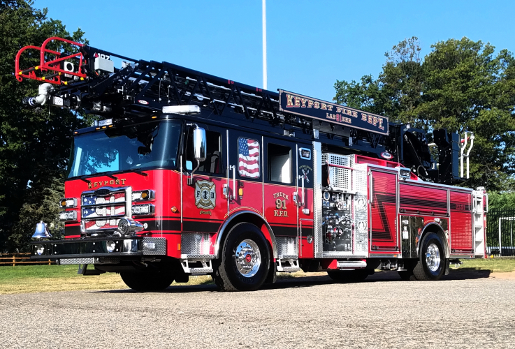 Pierce Fire Truck - Enforcer 107' Single Axle Ascendant Aerial Ladder ...