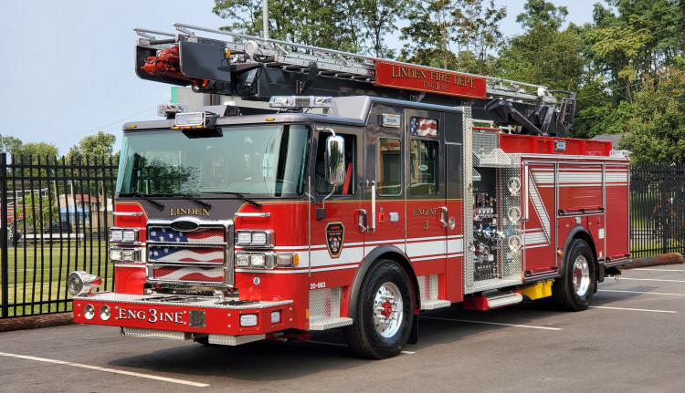 New Pierce Fire Truck - Enforcer 55' Sky-Boom delivered to the City of ...