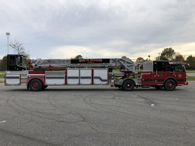 Pierce Fire Truck - Arrow XT 100' Tiller delivered to the North Hudson