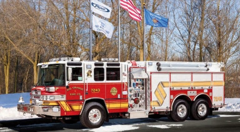 Pierce Fire Truck Quantum Tanker/Pumper to Middle Township Fire ...