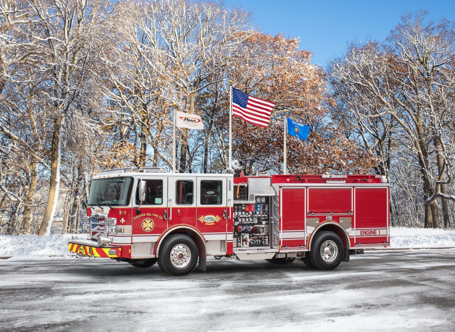 New Pierce Fire Truck - Enforcer Tanker delivered to Hillsborough ...