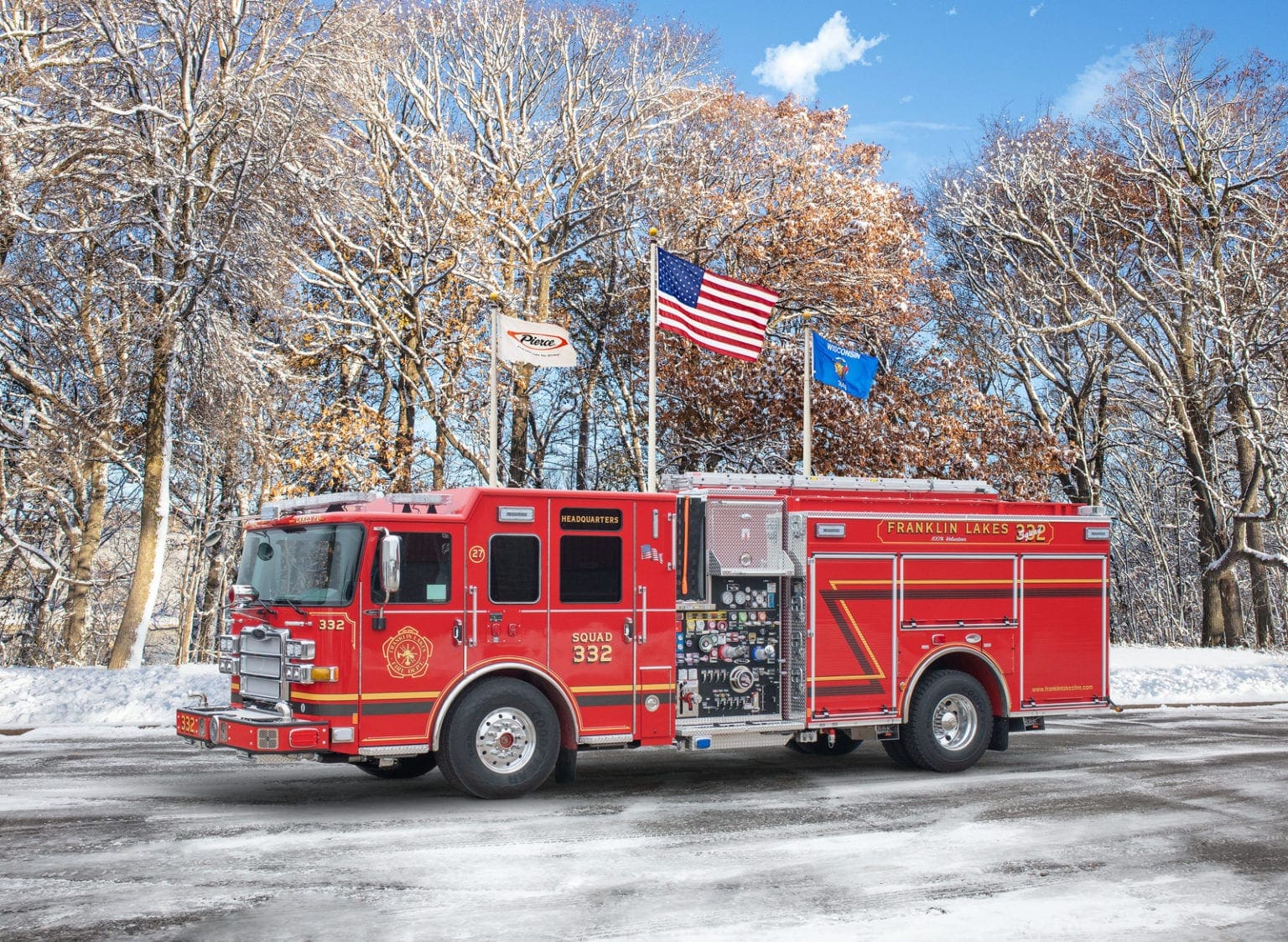 New Pierce Fire Truck - Enforcer Pumper delivered to Township of Verona ...