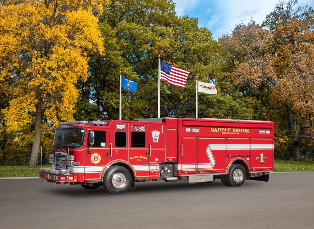 New Pierce Fire Truck Enforcer Pumper To The City Of Somers Point Fss